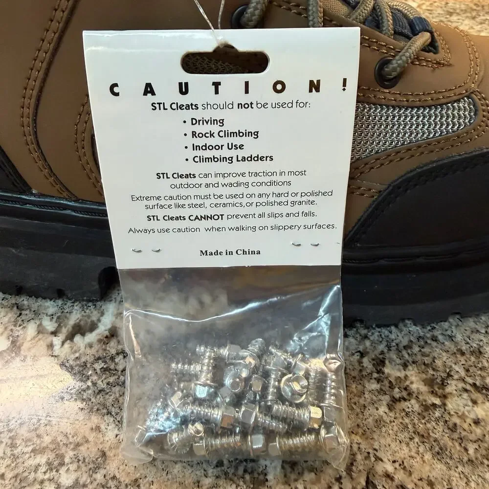 Cabela's‎ Ultralight Lug Sole Mens 9 Boots Brown Lace Up Wading Boots 832467 NWT